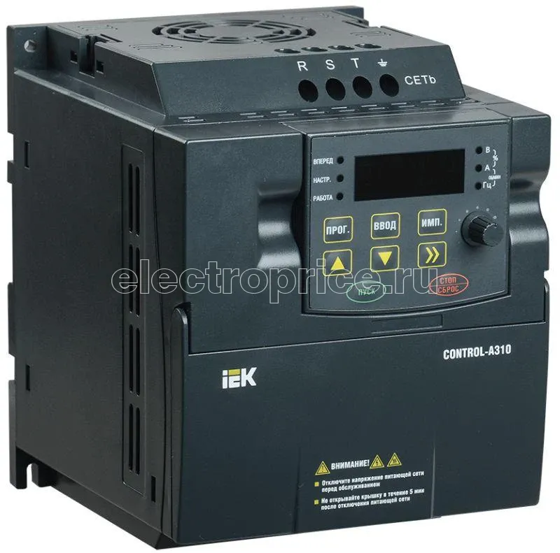 Фото Преобразователь частоты CONTROL-A310 220В 1ф 2.2кВт 10А IEK CNT-A310U13V022TEZ