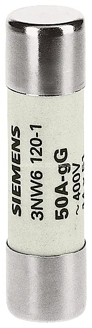 Фото Вставка плавкая цилиндрическая GG 500В 4А 14х51мм без индикатора Siemens 3NW61041