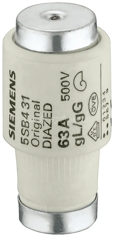Фото Предохранитель D тип DIII 35A gG 500В AC/440В DC Siemens 5SB4111