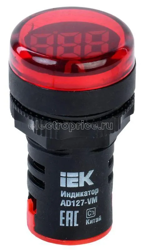 Фото Индикатор значения напряжения AD127-VM IEK BBI40-VM