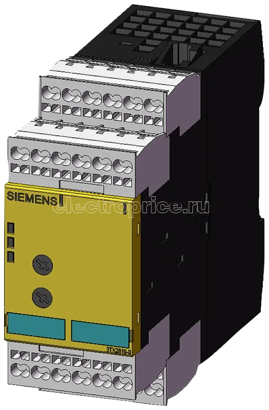Фото Реле безопасности SIRIUS для мониторинг остановки 400В AC 45мм пруж. клеммы мгновенный : 3НО 1НЗ задержка: 0 mk: 3 автозапуск базового блока макс. достижение. cat. en954-1: 4 макс. достичь. сил до iec61508:3 Siemens 3TK28100JA02