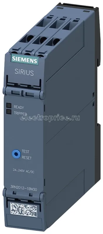 Фото Реле термисторной защиты в стандартном корпусе 22.5мм винтовые клеммы Siemens 3RN20121BW30