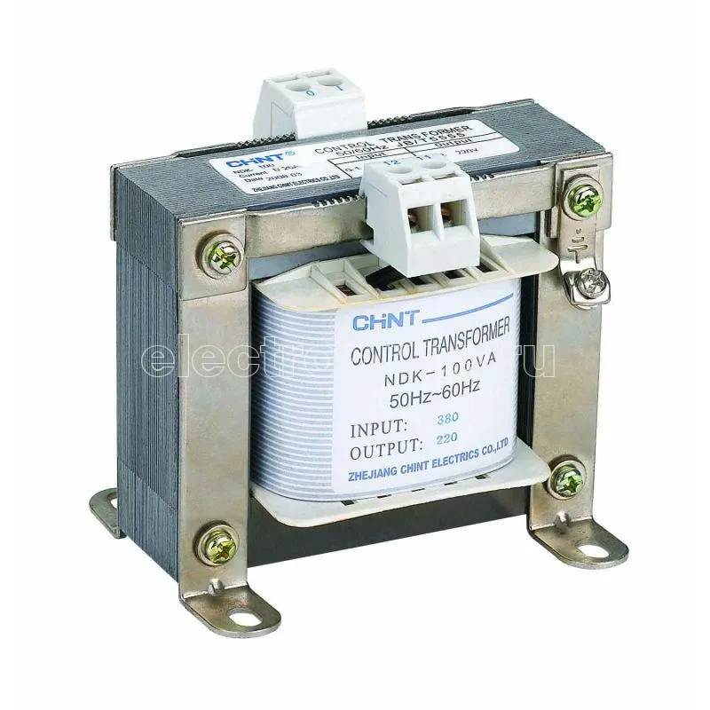 Фото Трансформатор однофазный NDK-100ВА 380 220/220 36 24 12 IEC (R) CHINT 266996