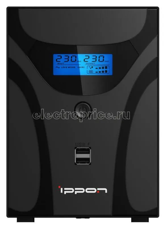 Фото Источник бесперебойного питания Smart Power Pro II 1600 960Вт 1600В.А черн. IPPON 1005588
