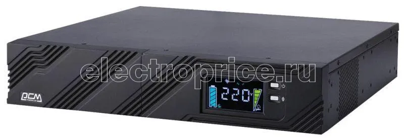 Фото Источник бесперебойного питания Smart King Pro+ SPR-3000 LCD 2400Вт 3000В.А черн. POWERCOM 1152579