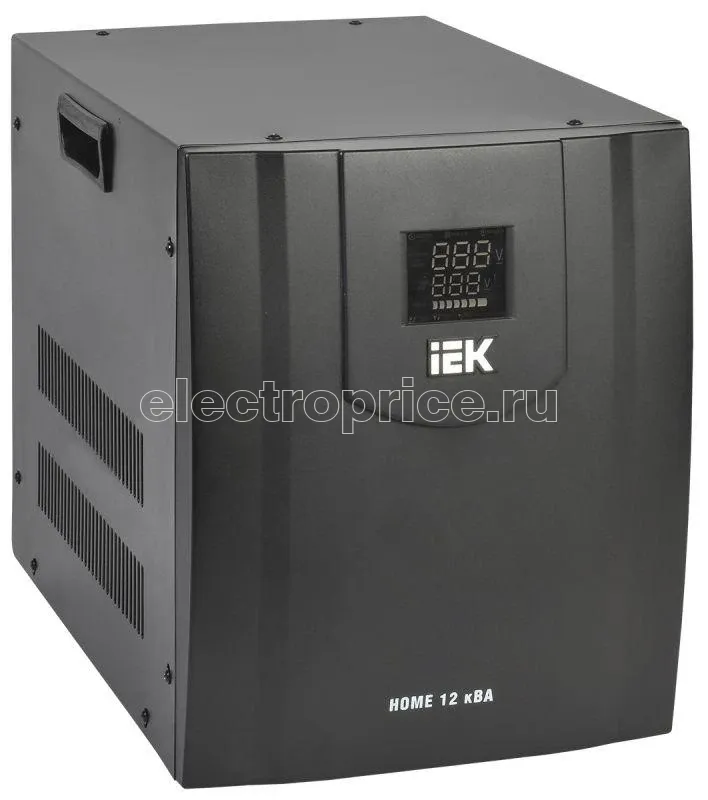 Фото Стабилизатор напряжения HOME СНР1-0-12кВА электрон. переносной IEK IVS20-1-12000