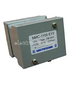 Фото Электромагнит МИС-1100 ЕУ3 380В тянущее исполнение ПВ 100% IP20 с жесткими выводами Электротехник ET504396