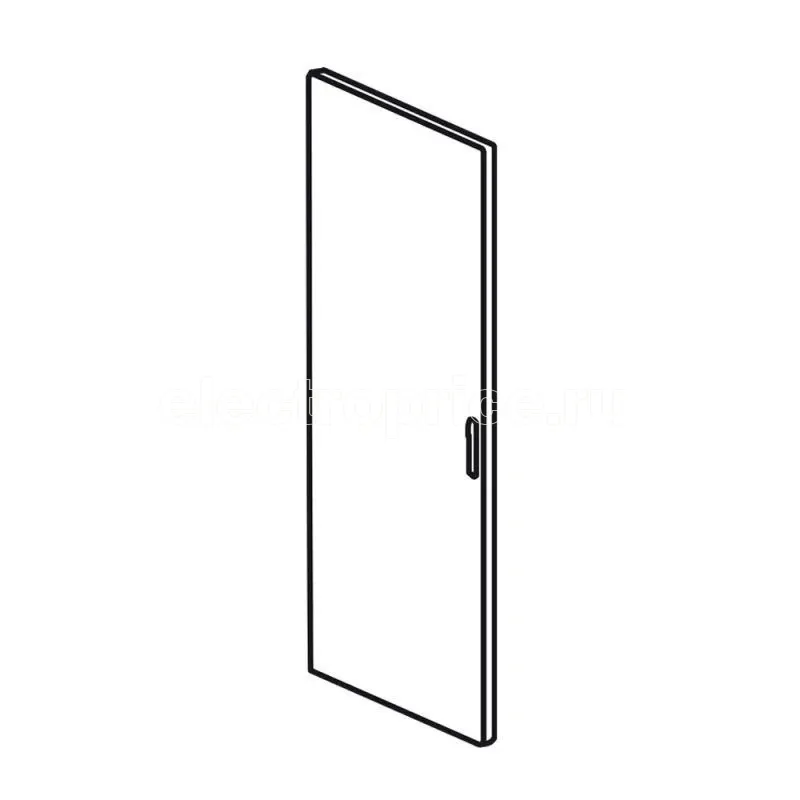 Фото Дверь для шкафов LX3 4000 выгнутая H=975мм метал. Leg 020557