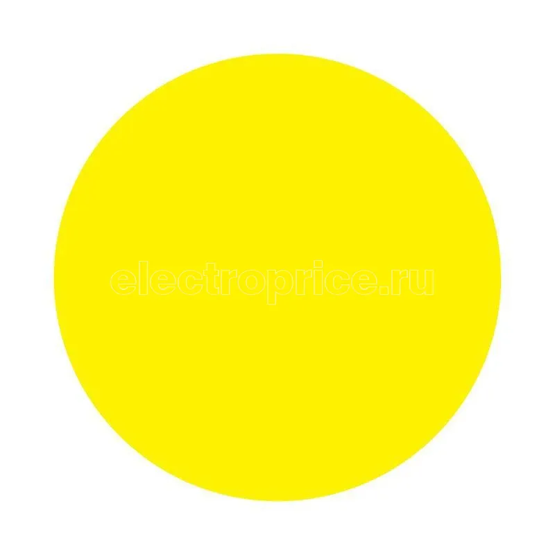 Фото Наклейка информационный знак "желт. круг" d150мм Rexant 56-0014