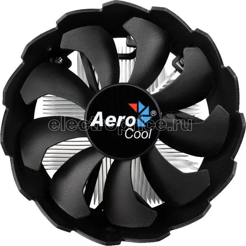 Фото Устройство охлаждения-кулер BAS Soc-1150/1151/1155 3-pin 24dB Al 100Вт 422gr Ret AEROCOOL 1052923