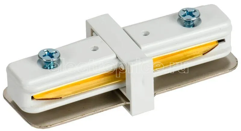 Фото Соединитель прямой внутренний для 1Ф шинопровода бел. IEK LT-SO0D-SPV-1-K01