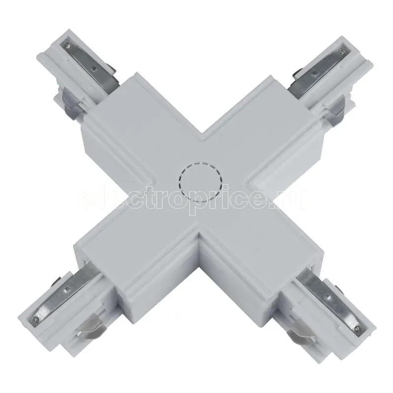 Фото Соединитель для шинопроводов UBX-A41 SILVER 1 POLYBAG Х-образный серебр. полиэтил. пакет Uniel 09749