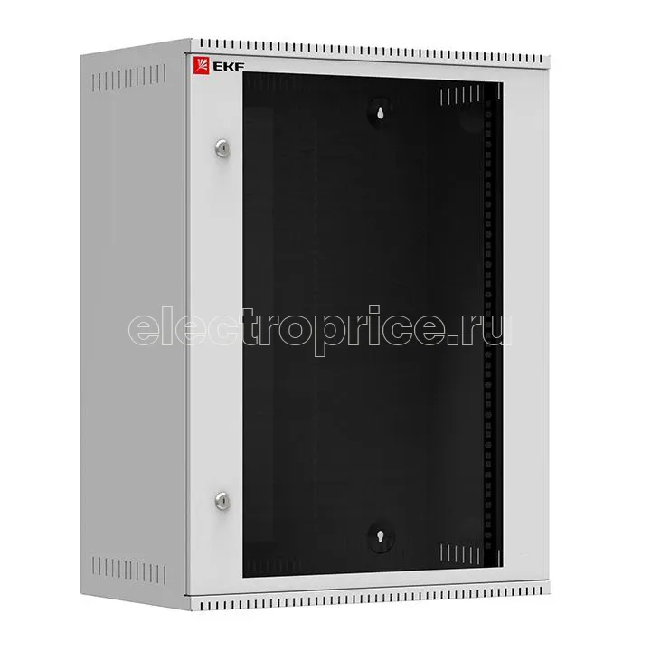 Фото Шкаф телекоммуникационный Astra 15U 600х550 настенный дверь стекло PROxima EKF ITB15G550