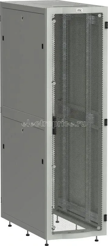 Фото Шкаф серверный 19дюйм LINEA S 24U 600х1000мм перфорированные двери сер. ITK LS35-24U61-2PP
