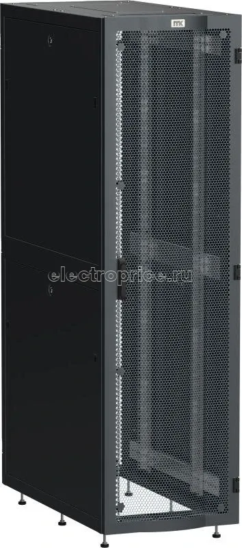 Фото Шкаф серверный 19дюйм LINEA S 48U 600х1200мм перфорированные двери черн. ITK LS05-48U62-2PP
