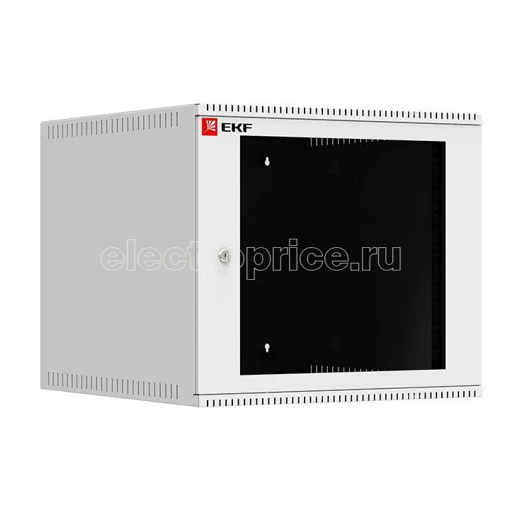 Фото Шкаф телекоммуникационный Astra A ШТН 9U 600х650 настенный дверь стекло Basic EKF ITB9G650