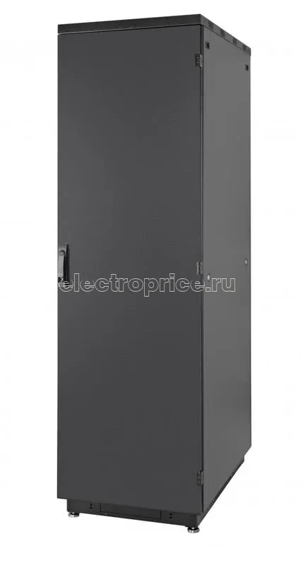 Фото Шкаф Racknet S3000 42U 600х1000 передняя дверь метал. 1-ств. задняя дверь метал. 1-ств. черн. Eurolan 60F-42-6A-30BL