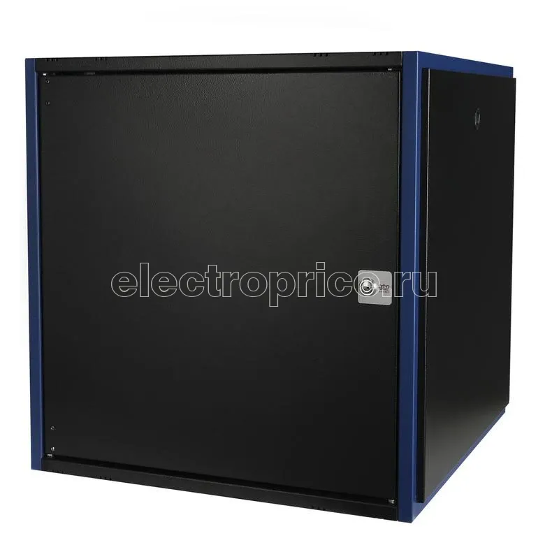 Фото Шкаф настенный 19дюйм 12U 600х600 дв. метал. черн. Datarex DR-610221