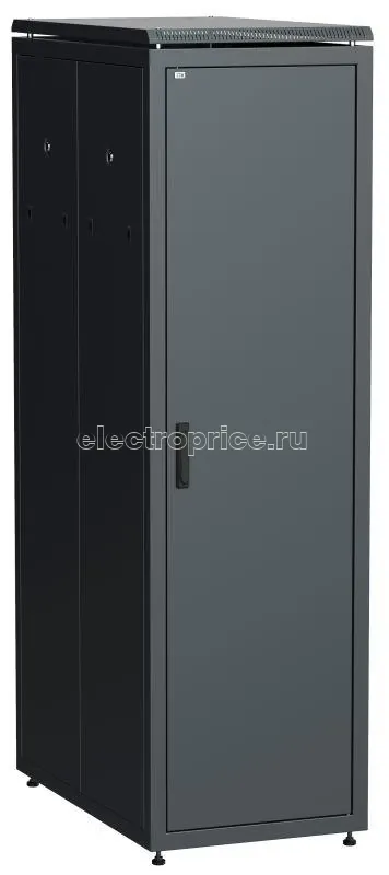 Фото Шкаф сетевой 19дюйм  LINEA N 33U 600х1000мм металлические двери черн. ITK LN05-33U61-MM