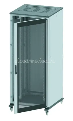 Фото Шкаф напол. 47U 800х800 передняя дверь-стекло; задняя глухая дверь; крыша укомплектована вводом и заглушками DKC R5IT4788GS