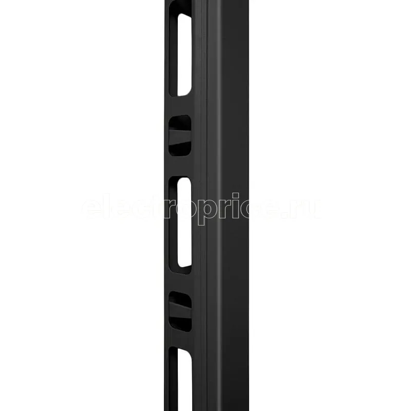 Фото Органайзер кабельный вертикальный в шкаф 47U метал. черн. SH-05C47-BK Cabeus 8650c