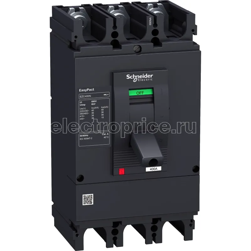 Фото Автоматический выключатель в литом корпусе 350А 3P 36кА Schneider Electric C16B4TM140 Easypact EZC