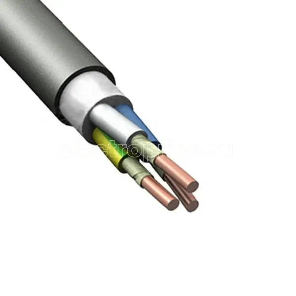 Фото Кабель ППГнг(А)-FRHF 3х4 (N PE) 0.66кВ (м) Элпром БП-00002597
