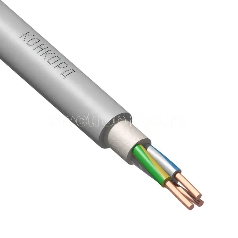 Фото Кабель NUMнг(А)-LS-J 3х4.0 0.66кВ (м) Конкорд 3039