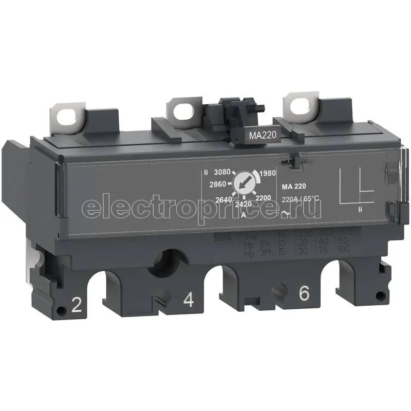 Фото РАСЦЕПИТЕЛЬ NSX100 AC 3П3Т 25A MA C103MA025 Schneider Electric