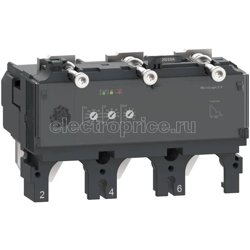 Фото РАСЦЕПИТЕЛЬ NSX400 AC 3П3Т 250A 2.3 C4032D250 Schneider Electric