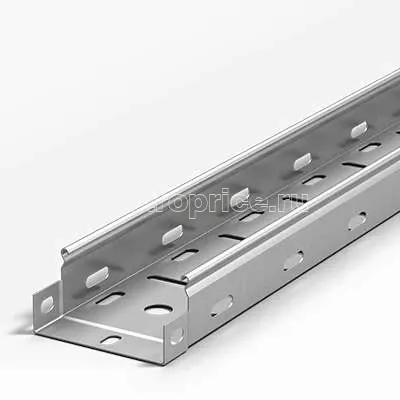 Фото Лоток листовой перфорированный 150х100 L2000 сталь 0.7мм ST оцинк. ASD-electric STP.1510.2007