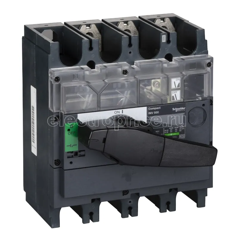 Фото Рубильник 500А 3P Нереверсивный Schneider Electric 31172 Compact INS/INV