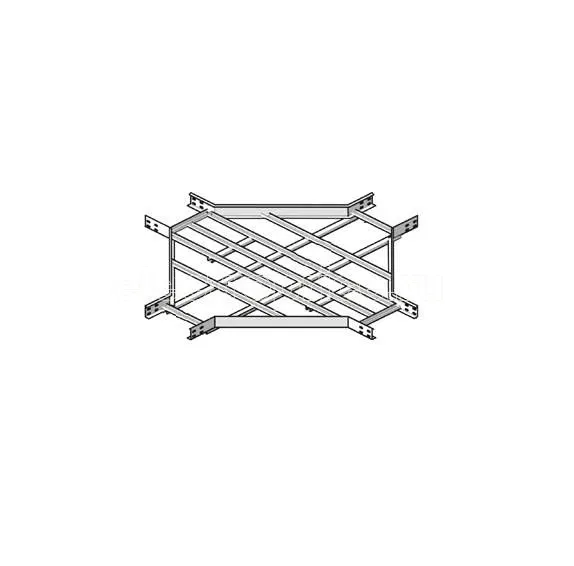 Фото Ответвитель для лотка Х-образ. горизонт. для лотка KL 300х60 "V" KLK 60x300