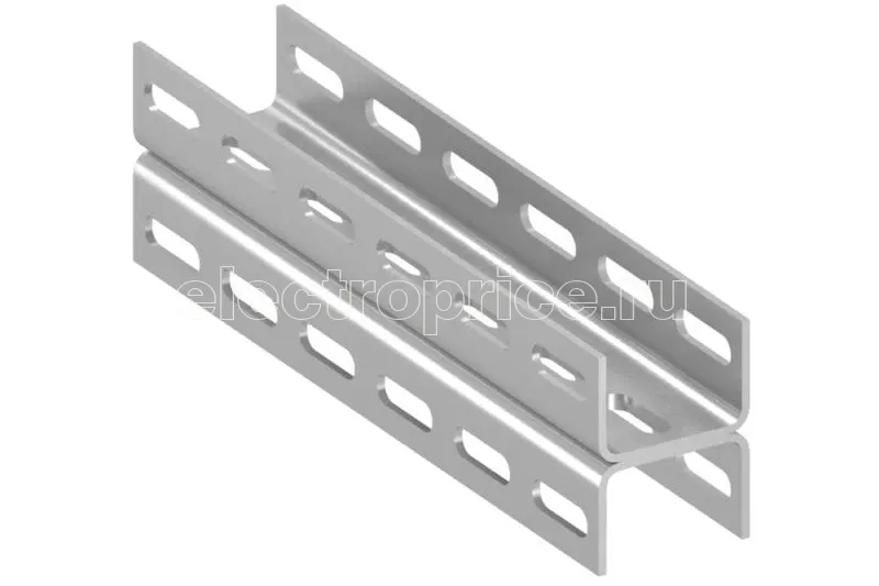 Фото Профиль двойной П-образный PDH40 L=3.0м S=3.0мм гор.оцинк. ASD-electric PDH.40.3030.HDZ