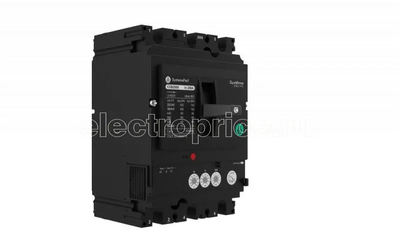 Фото Включатель автоматический SYSTEMEPACT CCB100 50кА 3P3D TMD25 рычаг SE SPC100N025L3DF