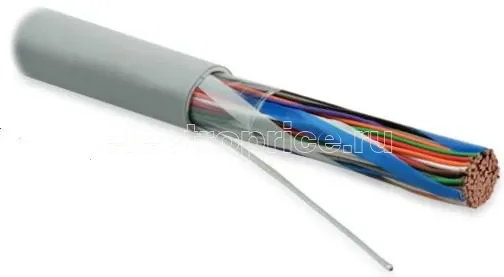 Фото Кабель UUTP50-C3-S26-IN-PVC-GY витая пара U/UTP кат. 3; 50 пар (26 AWG) ож (SOLID) PVC (-20град.C - +60град.C) сер. Hyperline 36546