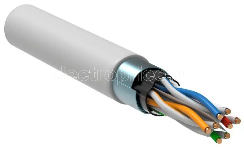 Фото Кабель связи витая пара F/UTP кат.6 4х2х23AWG solid LSZH (305м) бел. (м) ITK LC1-C604-328