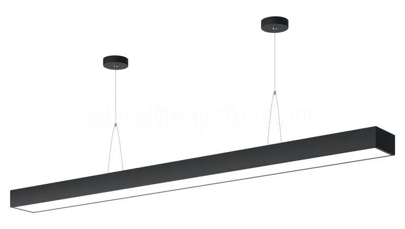 Фото Светильник светодиодный Geometria Block SPO-115-B-40K-036 36Вт 4000К 3100лм IP40 1200х100х50 черн. подвесной Эра Б0050547