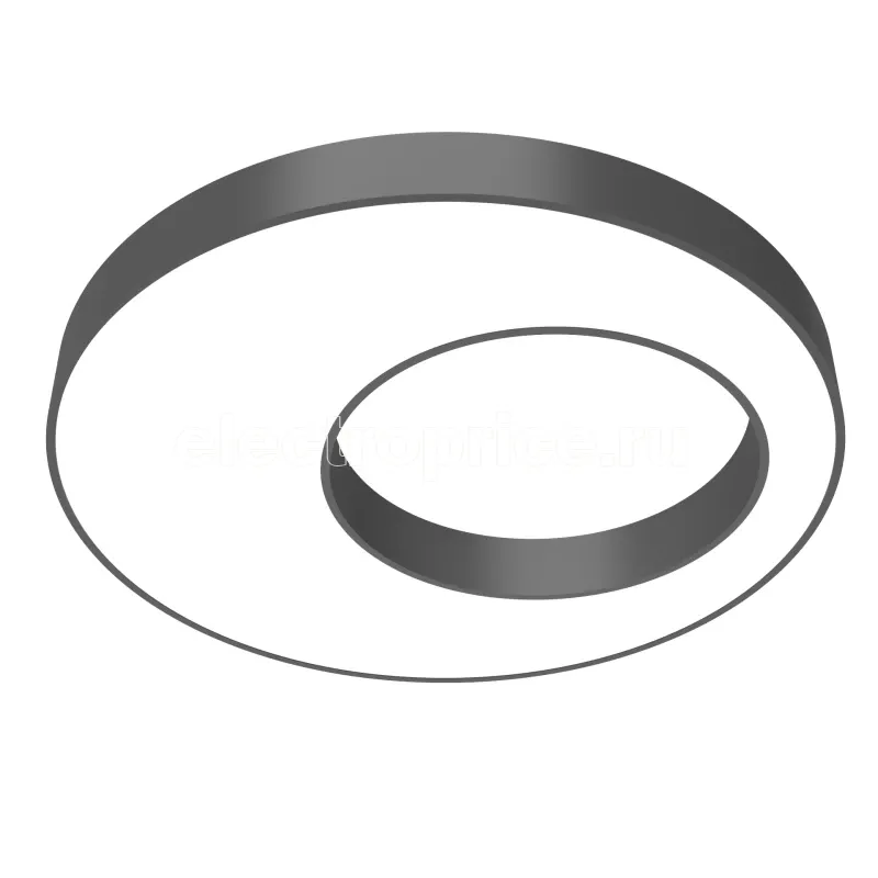 Фото Светильник светодиодный Cosmo excentric 900х115 90Вт 4000К подвесной с опаловым рассеив. RAL9005 черн. муар диммер DALI VARTON V1-R0-9X503-30D01-2009040
