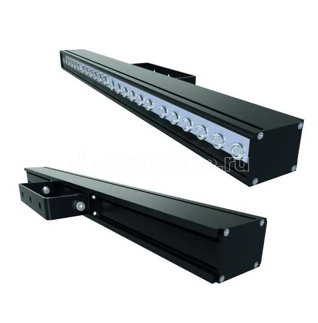 Фото Светильник светодиодный LAD LED LINE-10-25B 25Вт 5000К IP66 230В КСС типа "К" черн. LADesign LADLEDL1025B