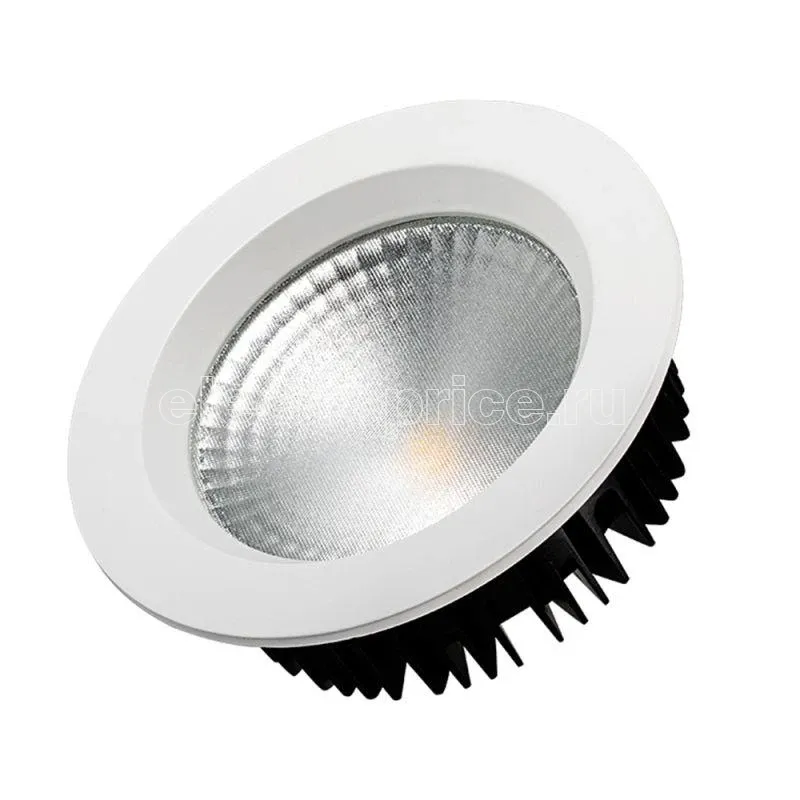 Фото Светильник светодиодный LTD-145WH-FROST-16W Warm White 110deg IP44 метал. 3 года Arlight 021068