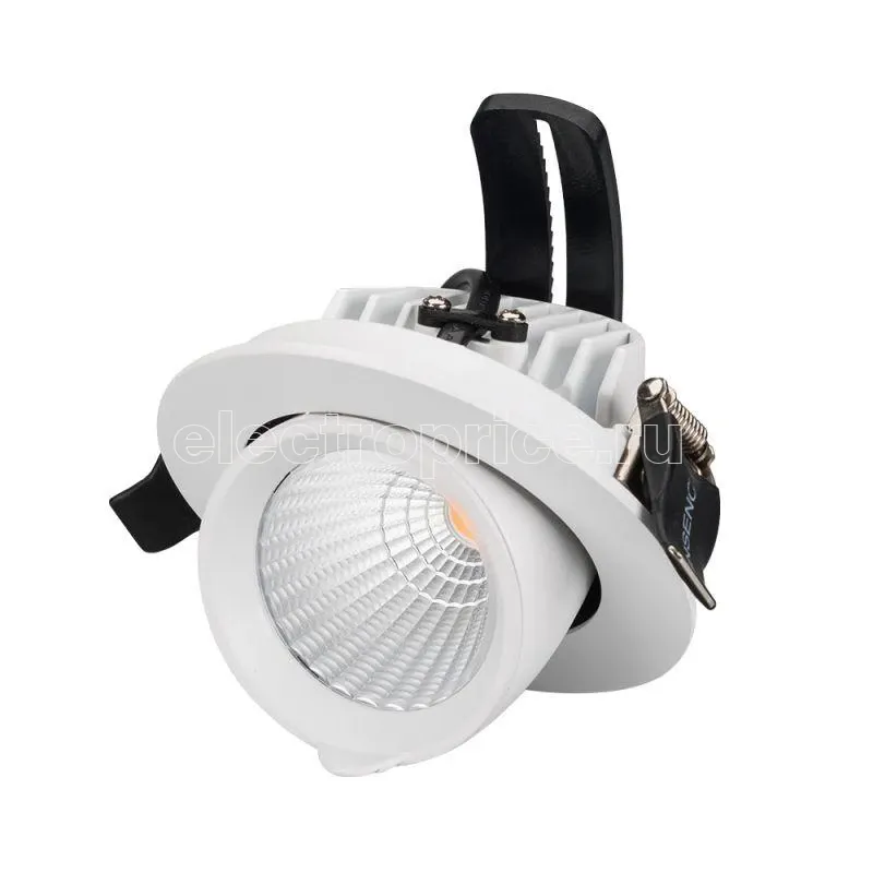 Фото Светильник LTD-EXPLORER-R100-12W Warm3000 (WH 38 deg) IP20 металл 3 года Arlight 024026