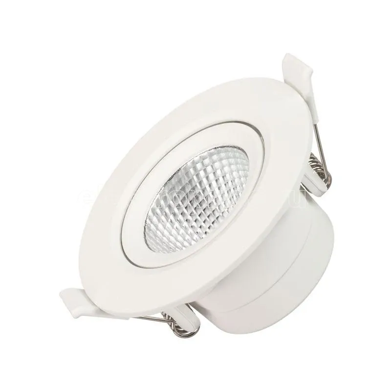 Фото Светильник LTD-POLAR-TURN-R90-7W WARM3000 (WH 36 DEG 230В) (IP20 пластик 3 года) Arlight 032310