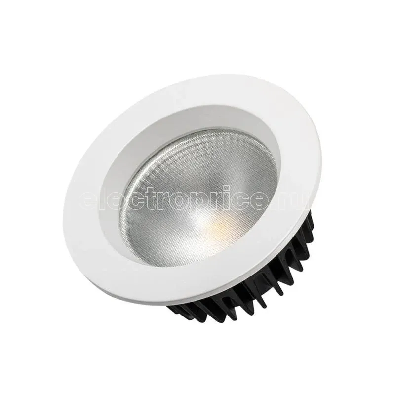 Фото Светильник светодиодный LTD-105WH-FROST-9W Day White 110deg IP44 метал. Arlight 021492