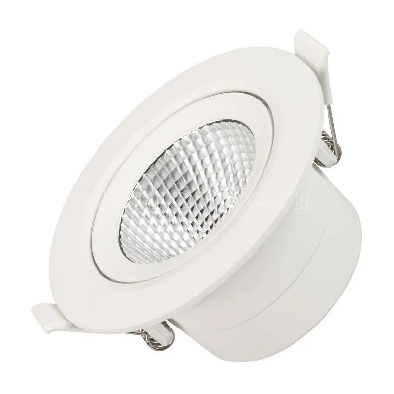 Фото Светильник LTD-POLAR-TURN-R105-10W WARM3000 (WH 36 DEG 230V) (IP20 пластик 3 года) Arlight 032867