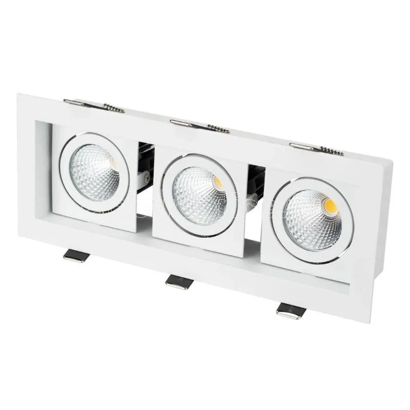 Фото Светильник светодиодный CL-KARDAN-S260х102-3х9W White WH 38 deg IP20 метал. Arlight 024139