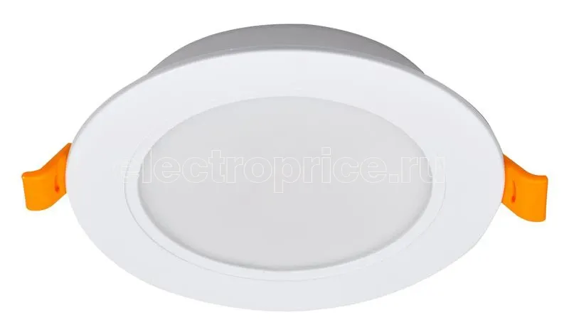 Фото Светильник светодиодный PLED DL7 WH Downlight 12Вт 4000К 145х26мм IP54 ДВО встраив. JazzWay 5042544