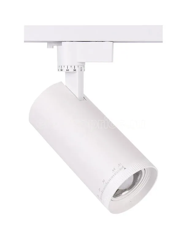 Фото Светильник светодиодный трековый PTR 0728 ZOOM 28Вт 4000К IP40 15-60град. WH бел. JazzWay 5030558