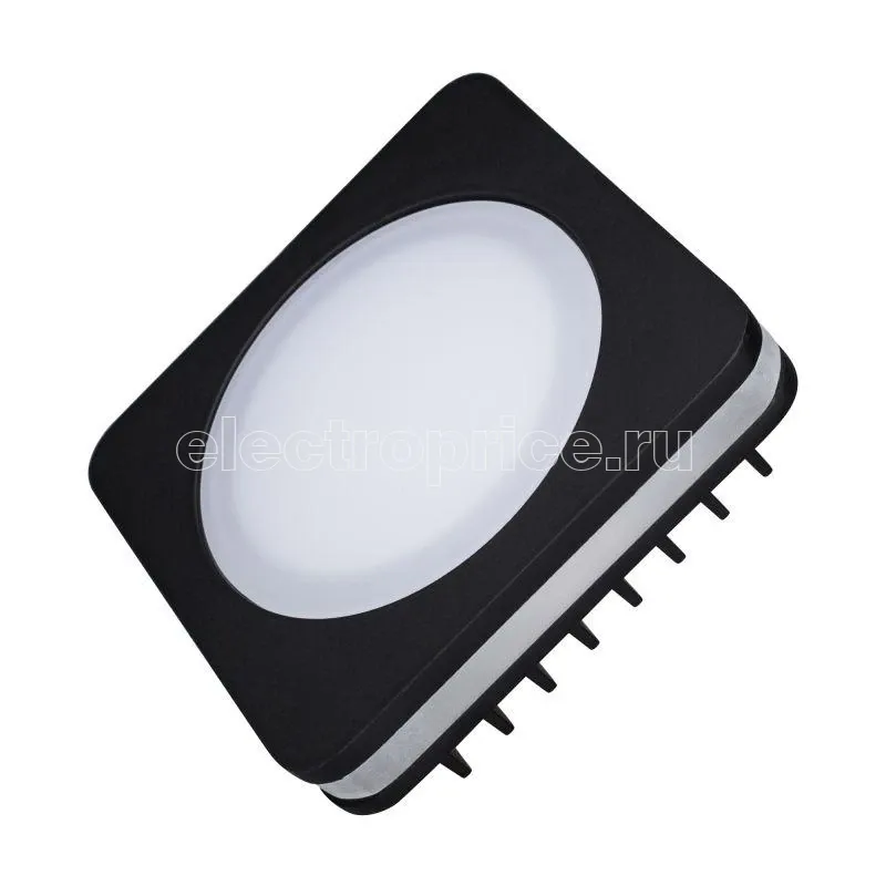 Фото Светильник светодиодный LTD-80х80SOL-BK-5W Warm White IP44 пластик. панель Arlight 022555