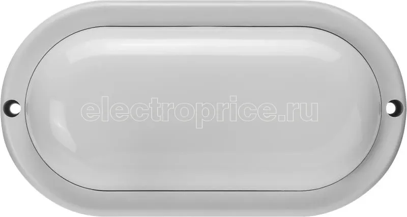 Фото Светильник светодиодный 90 127 OBL-O4-12-6.5K-WH-IP65-LED 12Вт 6500К IP65 1150лм ЖКХ овал бел. (аналог НПП) ОНЛАЙТ 90127